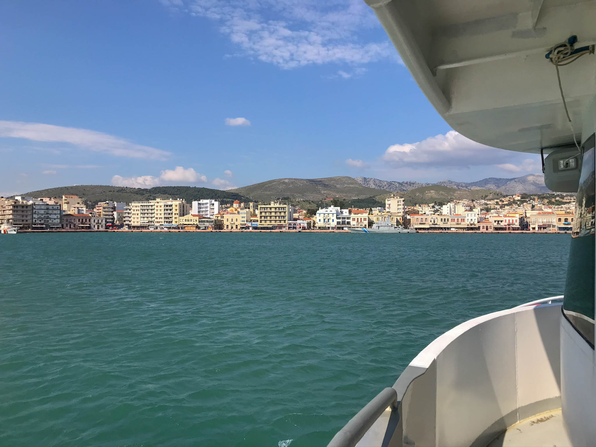 Pulling Up To Chios, Greece