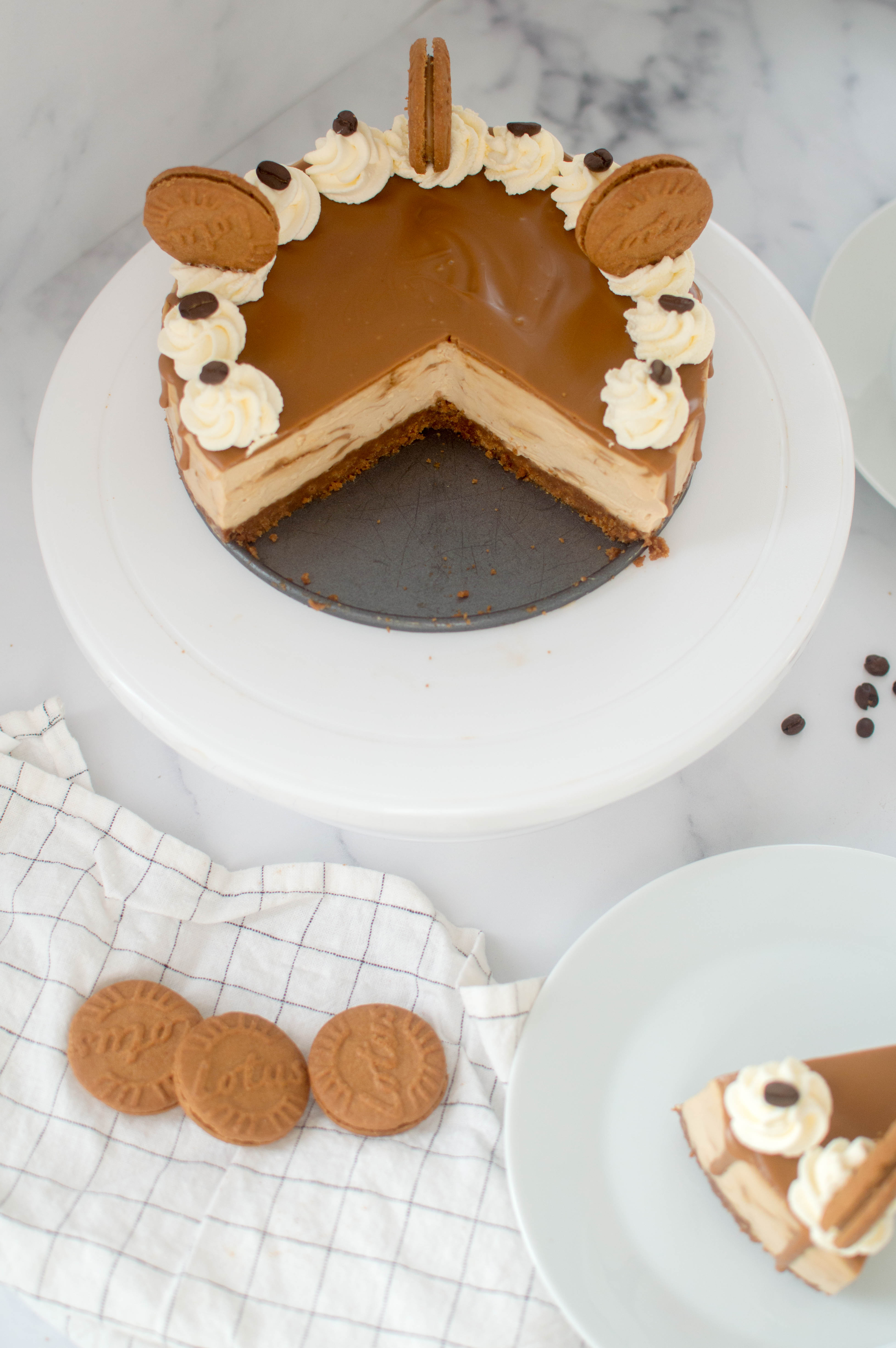 Lotus Biscoff & Coffee Cheesecake - Kay's Kitchen (2)