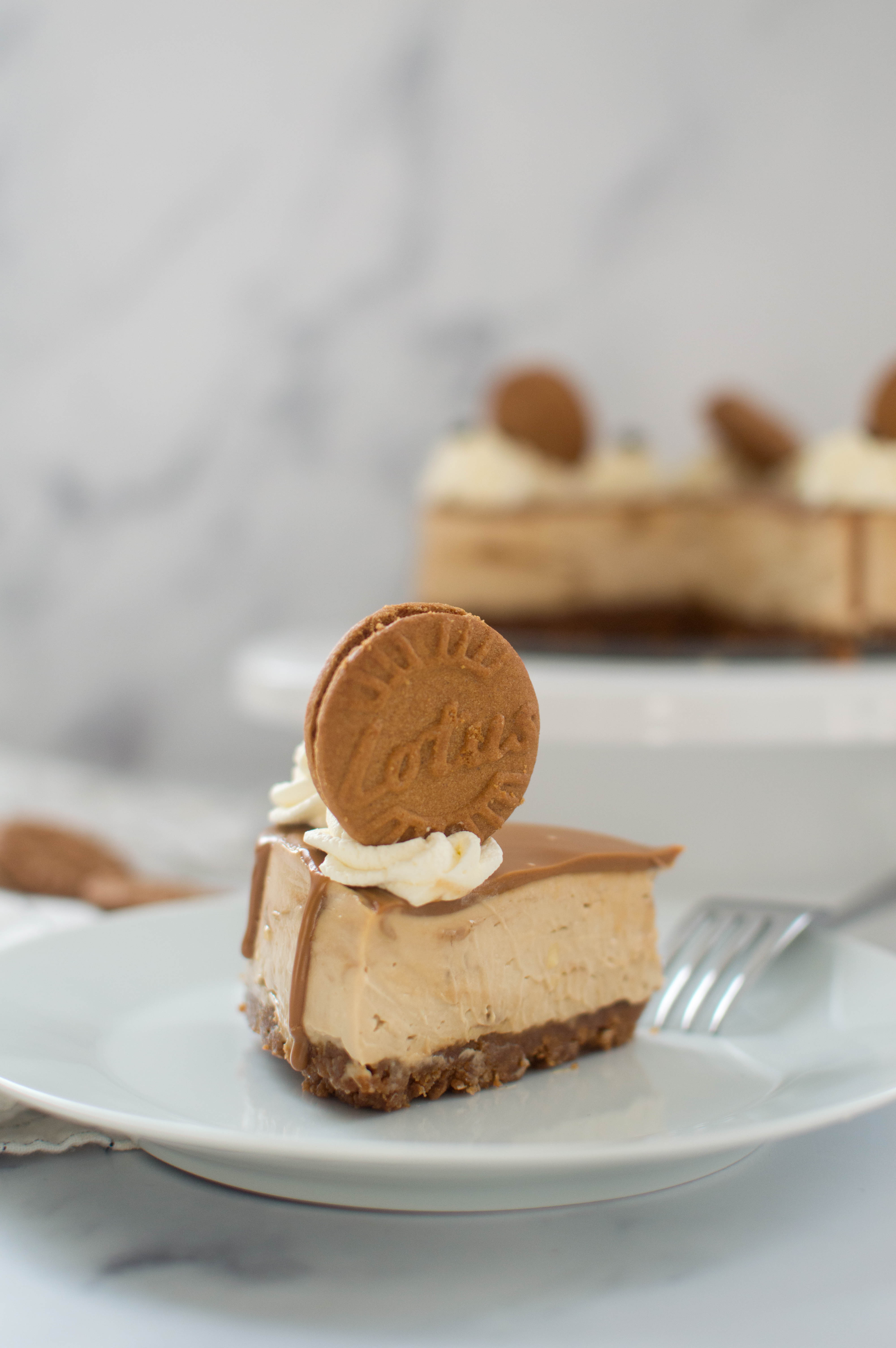 Lotus Biscoff & Coffee Cheesecake - Kay's Kitchen (4)