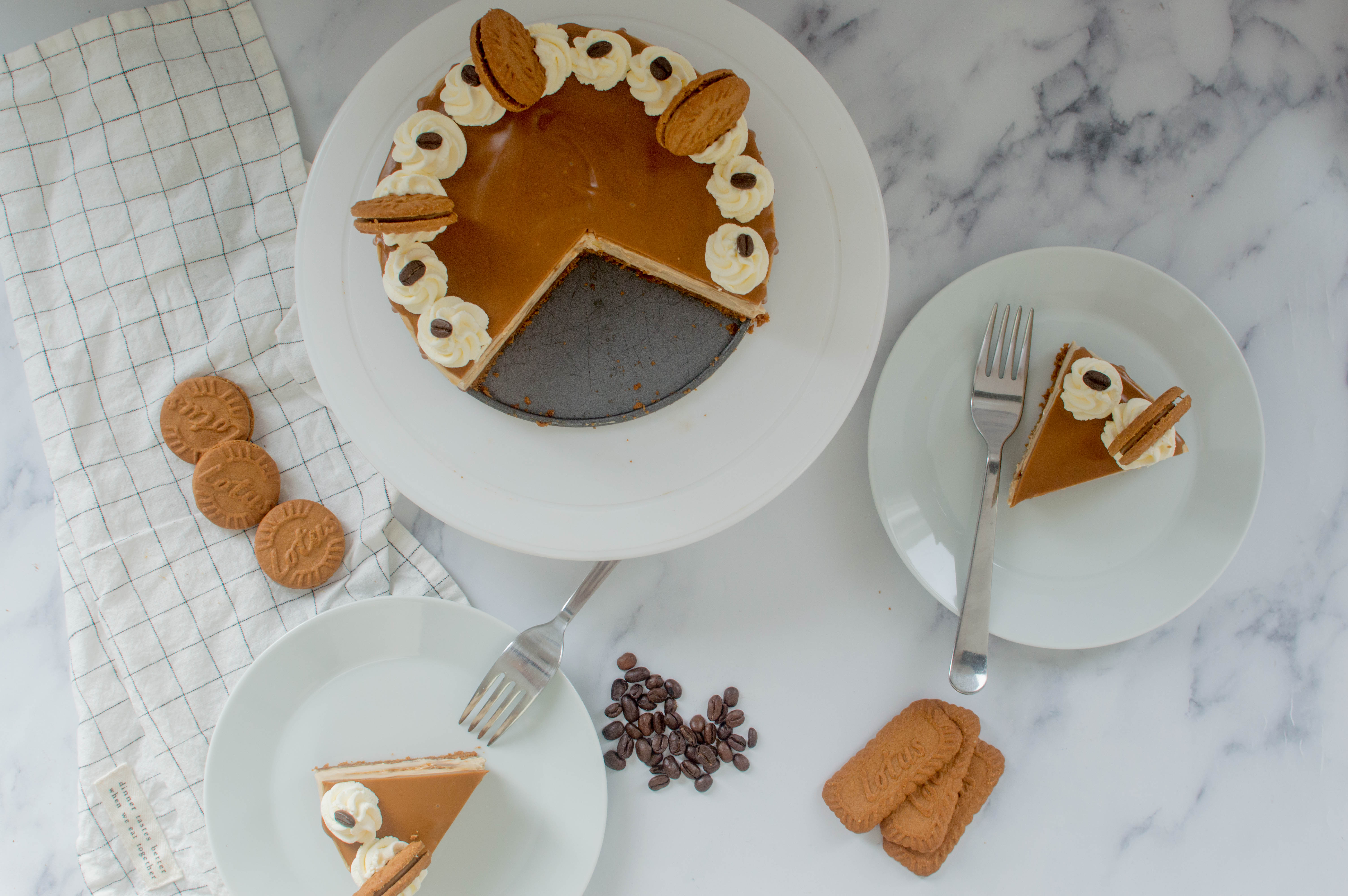 Lotus Biscoff & Coffee Cheesecake - Kay's Kitchen (8)